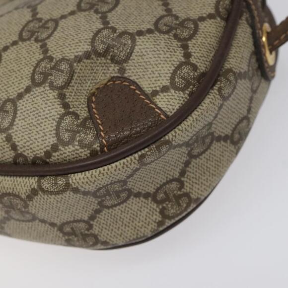 GUCCI GG Supreme Web Sherry Line Shoulder Bag Pvc Beige 156 02 066 - Picture 10 of 16